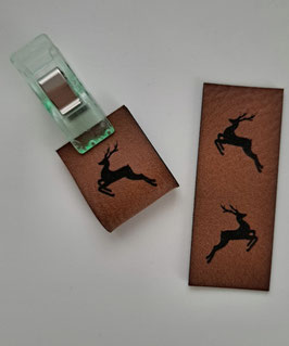 Faltlabel Springinkal braun