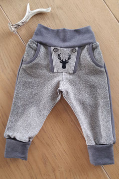 Stoffhose in Lederoptik