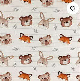 Waldtiere auf Streifen