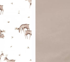 Familie Hirsch/taupe uni