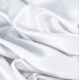 Baumwoll-Satin weiß