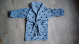 Blauwe badjas
