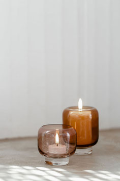 Mini Pillar Candles, nordic white