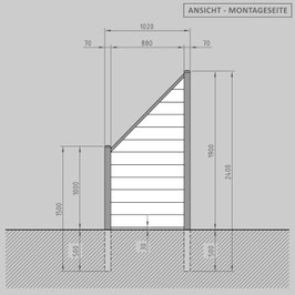 ALU-Komplettset AB-GLE-90/180