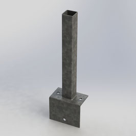 Konsole (C) für Zaunpfosten 70 x 70 mm