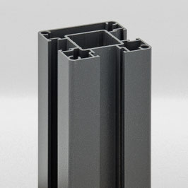 Zaunpfosten zum Betonieren 3000 mm - WPC/ALU/VSG