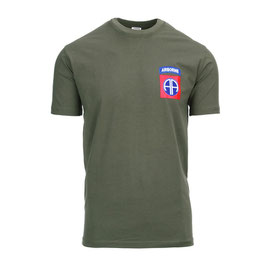 T-shirt US Army 82nd Airborne groen