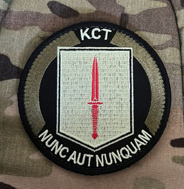 Korps Commandotroepen Nunc Aut Nunquam badge versie geborduurd
