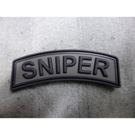 Sniper 3D pvc patch battlegray