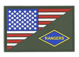 Embleem 3D PVC Rangers halve vlag patch