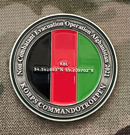 Korps Commandotroepen coin - Evacuatiemissie Afghanistan