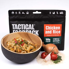 1+1 gratis Tactical Foodpack Chicken and Rice 100g