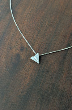 Collana in argento con aeroplanino
