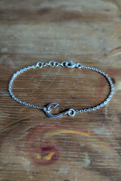 T'Amo - Bracciale in argento con amo da pesca