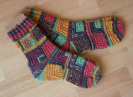 Patchworksocken Grösse 40 - 42