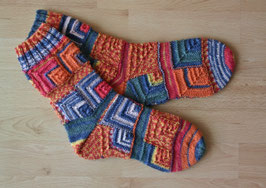 Patchworksocken Grösse 43 - 45