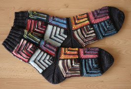 Patchworksocken Grösse 41 - 43