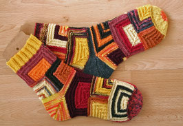 Patchworksocken Grösse 40 - 42