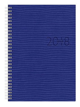 Studioplan int. 16,8x24cm Kunstleder-Einband Prestige Blau Modell 23036 - Rido Buchkalender 2023