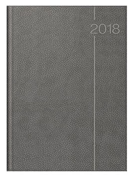 Conorm 21x29,1cm Kunstleder-Einband Derby Grau Modell 27504 - Rido Buchkalender 2023