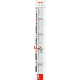 Modell 702 11x83cm - Brunnen Streifenkalender 2023