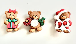 ボタン　*7497  A Beary Merry Christmas