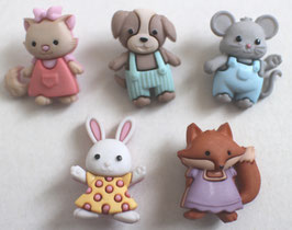 Disney & OS Button　*9322　Forever Friends