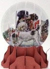 Snow Globe　SGS055L「Christmas Dogs」