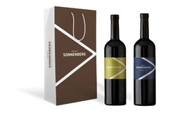 Geschenkset Weiss/Rot