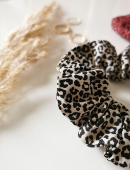 Leopard Print Scrunchie