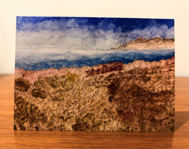 ICELANDIC LANDSCAPE IMPRESSION GREETING CARD-NEW!