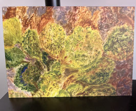 DESERT LEAVES GREETING CARD