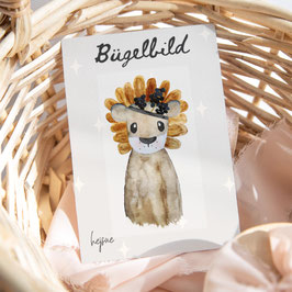 Bügelbild Löwe