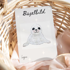 Bügelbild Robbe