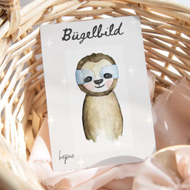 Bügelbild Faultier