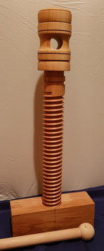 Holz Gewindespindel / Wooden vice screw/ broche filetée en bois