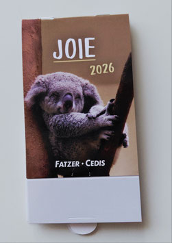 Calendrier Joie 2026