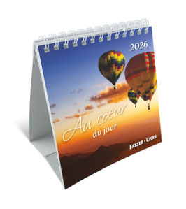 Calendrier Au coeur du jour 2026