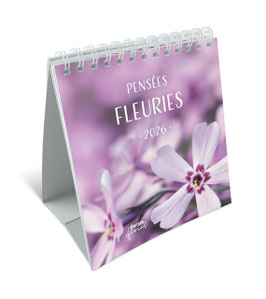 Calendrier Pensées fleuries 2026