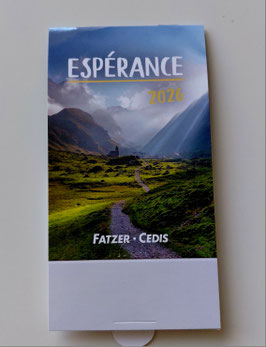 Calendrier Espérance 2026