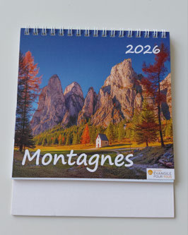 Calendrier Montagnes merveilles 2026