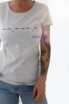 Morsezeichen Mama T-shirt