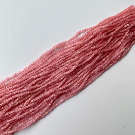 11-006)BEADS (SATIN Cherry Blossoms   faceted tube 1.5×1.5)   PB008
