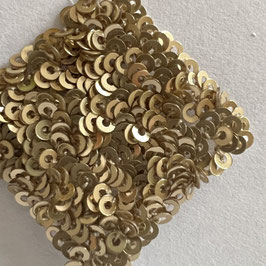 2-007) NEW PAILLETTES （METALLIC LIGHT GOLD）CP005②