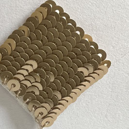 2-006) NEW PAILLETTES （METALLIC LIGHT GOLD）CP005③