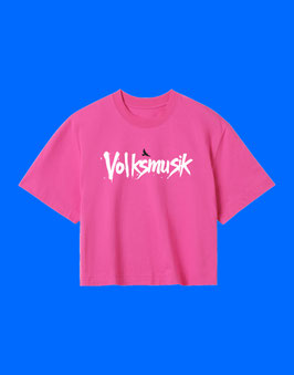 Womens Cop Top Volksmusik Hyper Pink