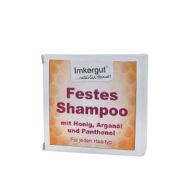 Festes Honig Shampoo mit Arganöl & Panthenol 50g