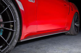 Mustang Carbon Fiber Side Skirt Set L/R