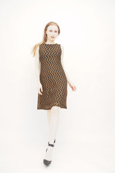 Zick-Zack-Empire Dress doppellagig