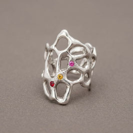 Bague Taffoni Large 3 saphirs